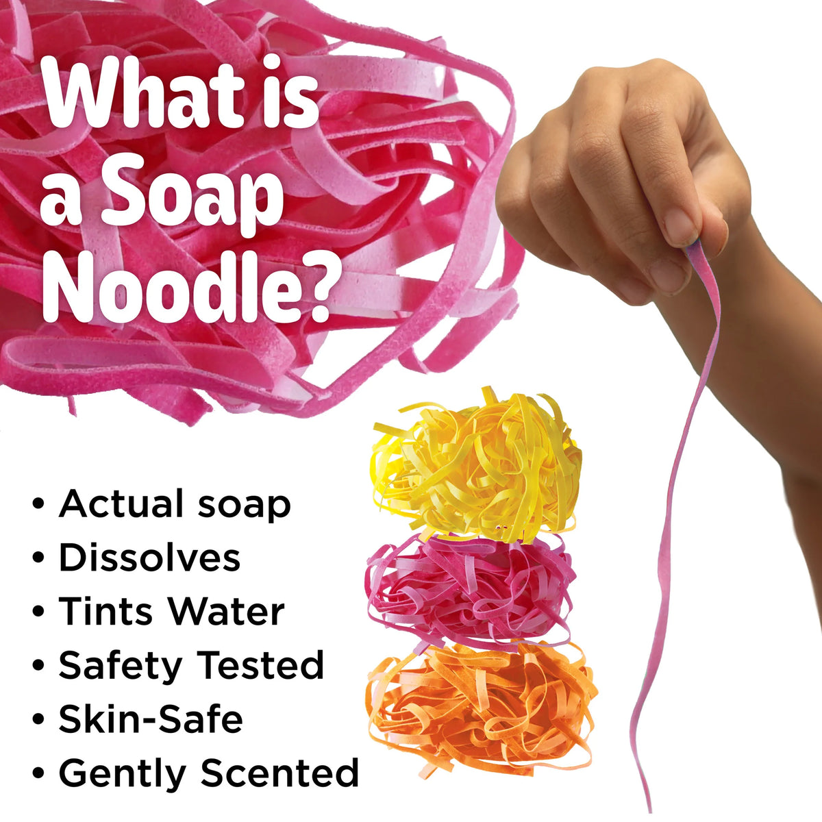 Unicorn Spaghetti Soap Noodles