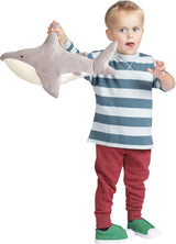 Snarky Sharky Velveteen Sea Life Toy Shark Stuffed Animal, 16"