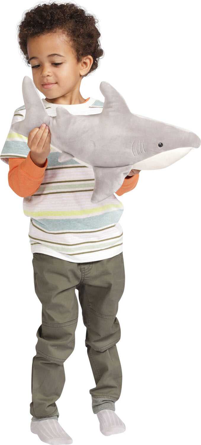 Snarky Sharky Velveteen Sea Life Toy Shark Stuffed Animal, 16"