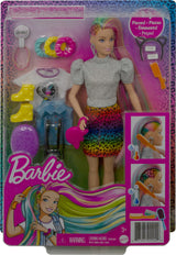 Barbie Leopard Rainbow Hair Doll