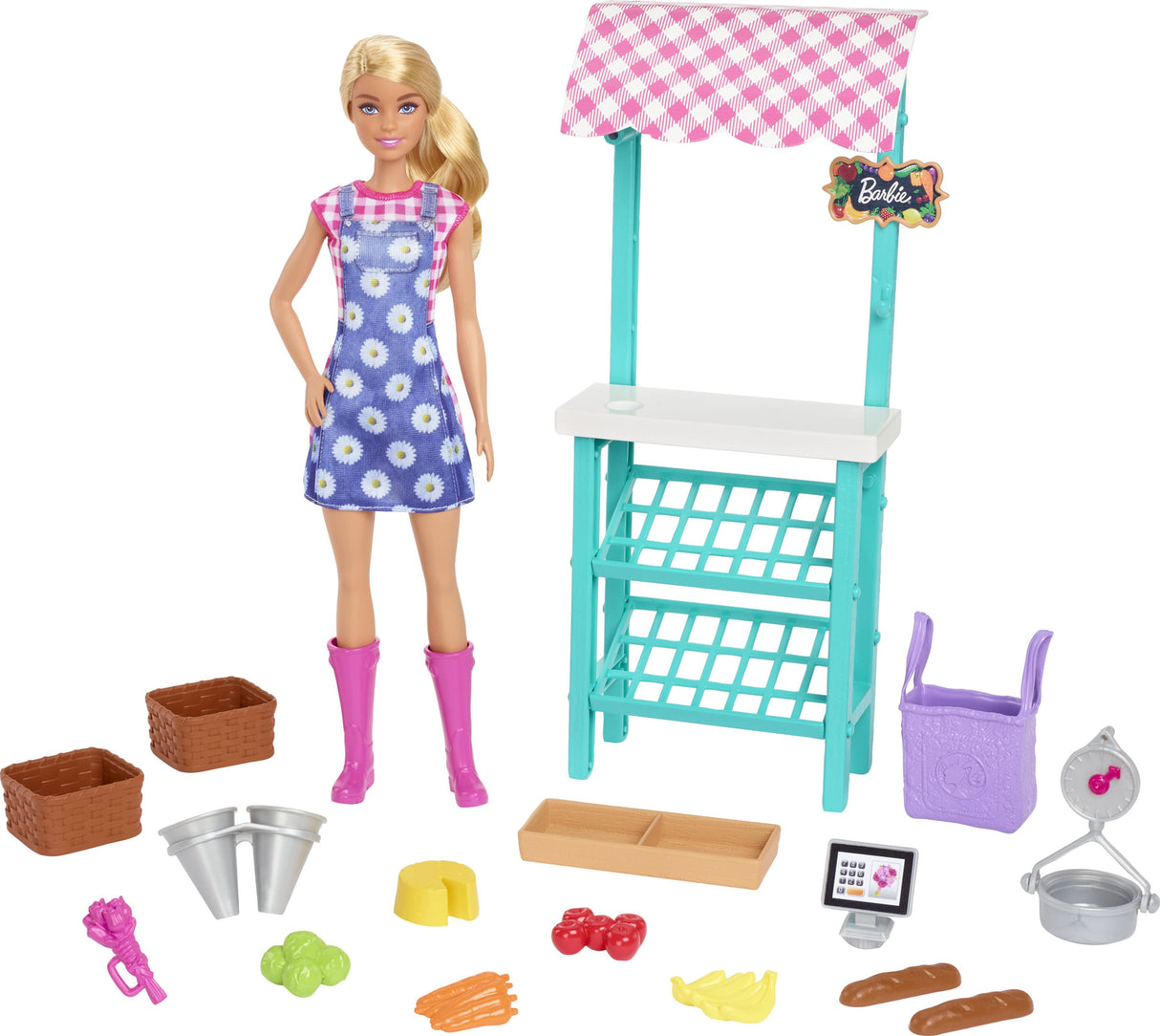 Barbie Farmers Market Playset – Caucasian Doll