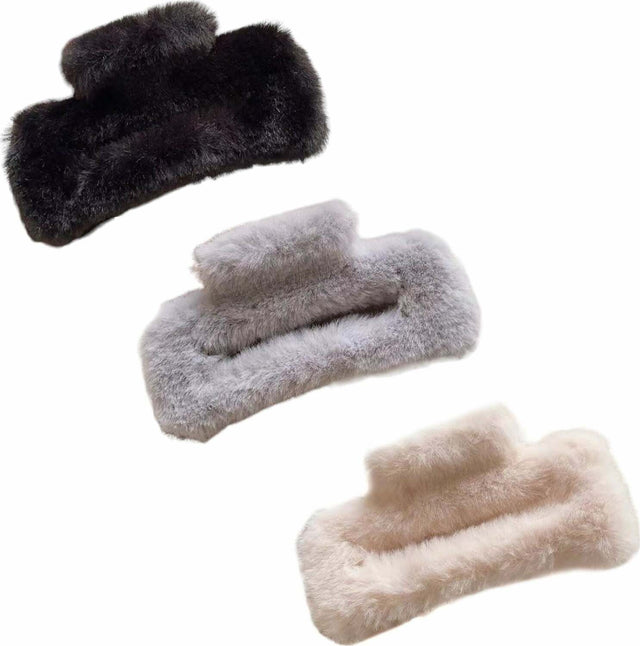 Neutral Furry Hair Claw (assorted)