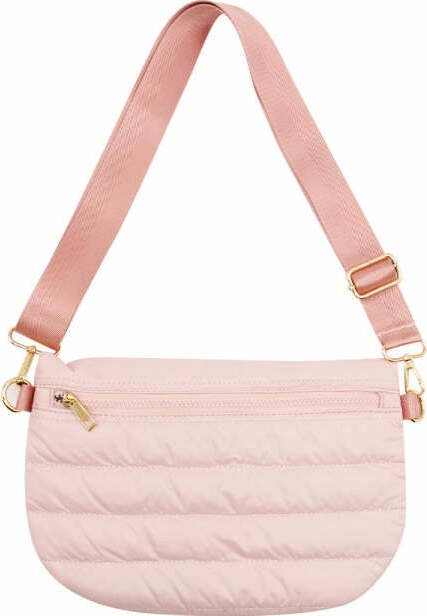 Pink Crossbody Puffer