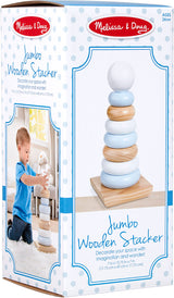 Jumbo Wooden Stacker - Natural