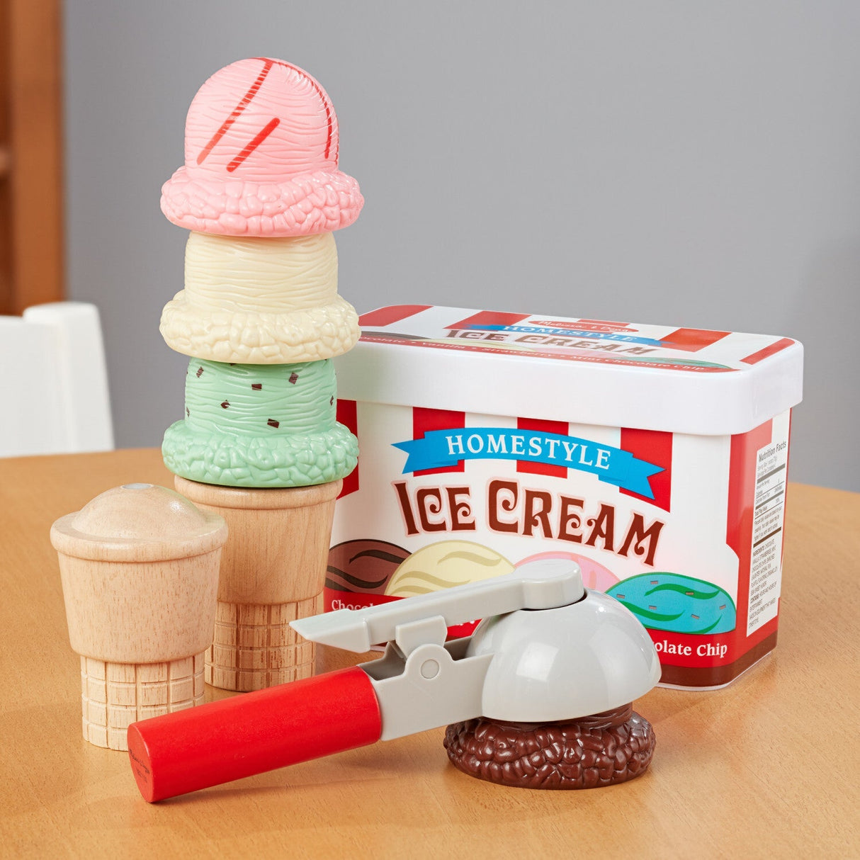 Scoop and Stack Ice Cream Cone Playset