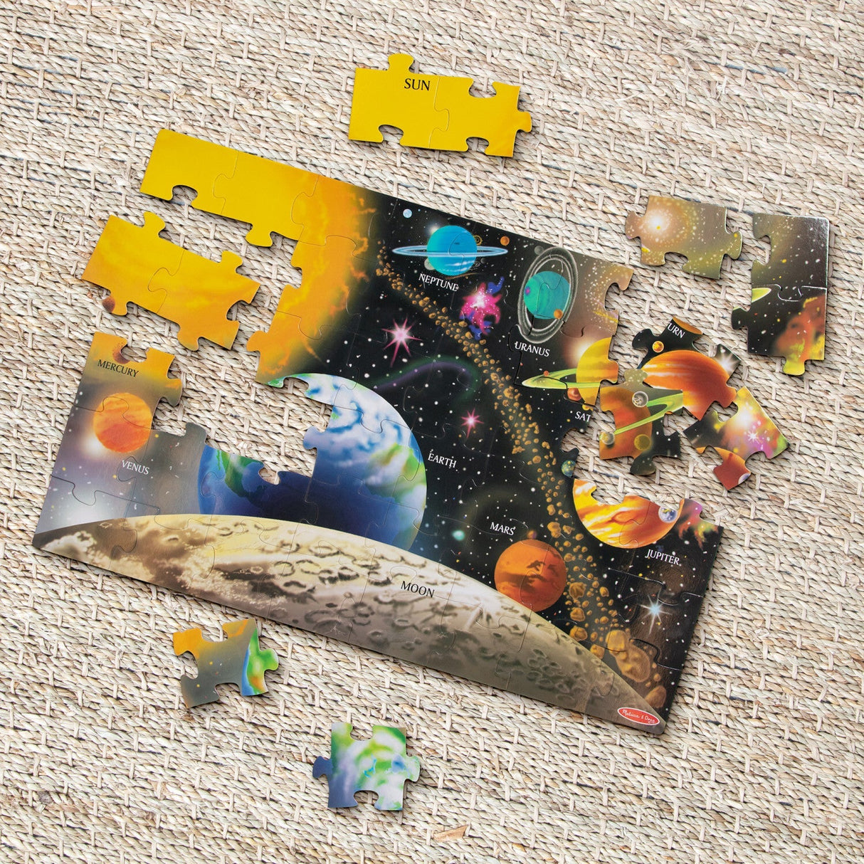 48 pc Solar System Floor Puzzle