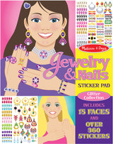 Jewelry and Nails Glitter Collection Sticker Pad