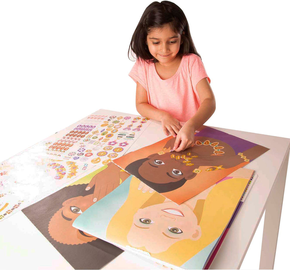 Jewelry and Nails Glitter Collection Sticker Pad