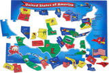 51 pc USA Map Floor Puzzle