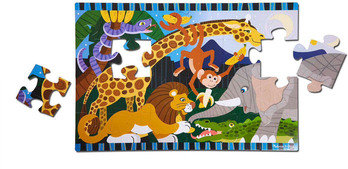 24 pc Safari Social Floor Puzzle
