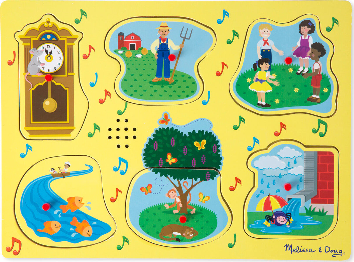 Sing-Along Nursery Rhymes Sound Puzzle - Yellow