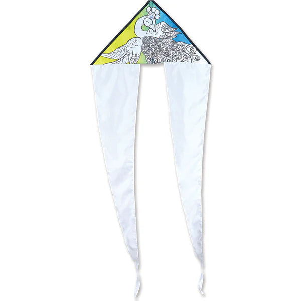 Peacock Coloring Kite