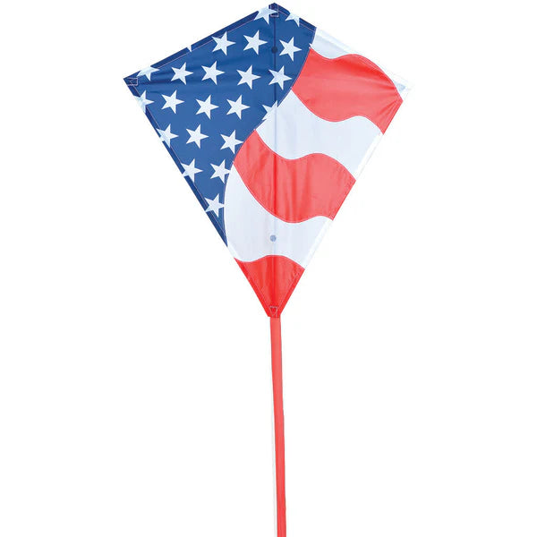 Patriotic 30 In. Diamond Kite