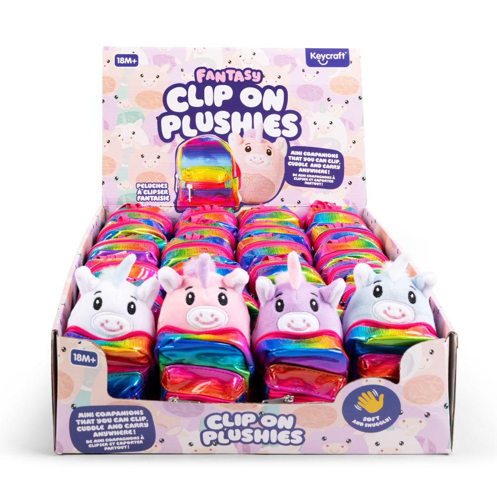 Unicorn Cuddles Clip And Cuddle (Sold Individually)