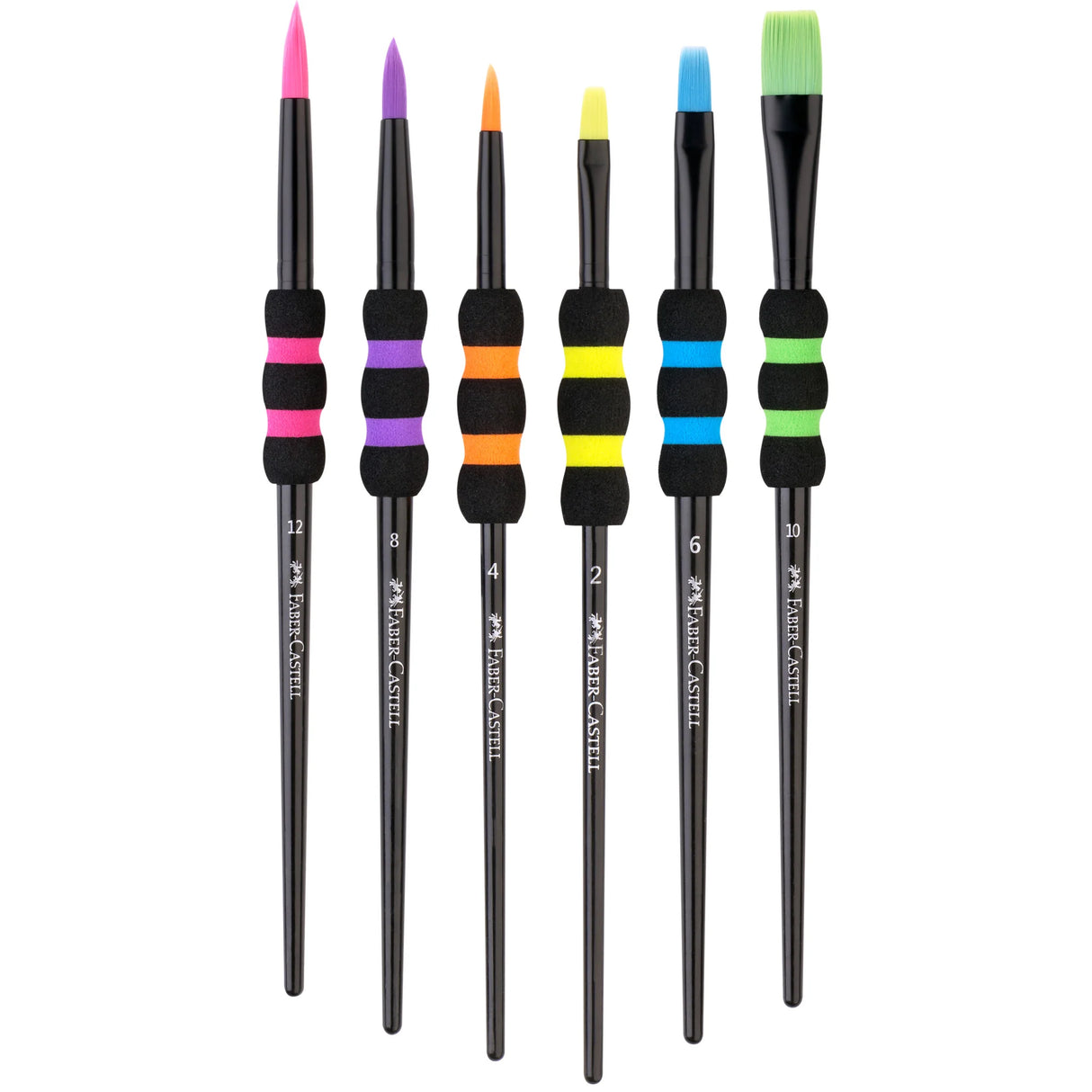 Soft Grip Brushes 6 Ct