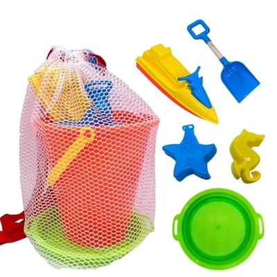 Beach Backpack with Sand Toys
