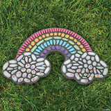 Paint Your Own Stepping Stone: Rainbow