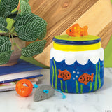 Paint Your Own Porcelain: Cat Treat Jar