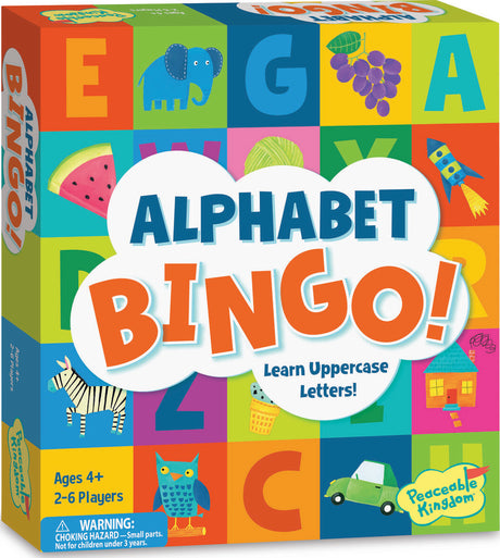 Alphabet Bingo Board Game