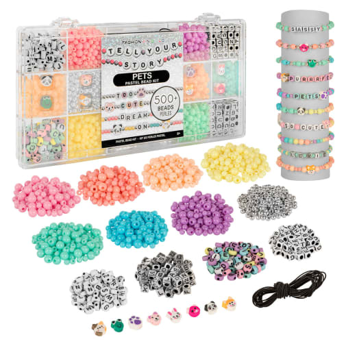 Tell Your Story Beads Pastel Pets