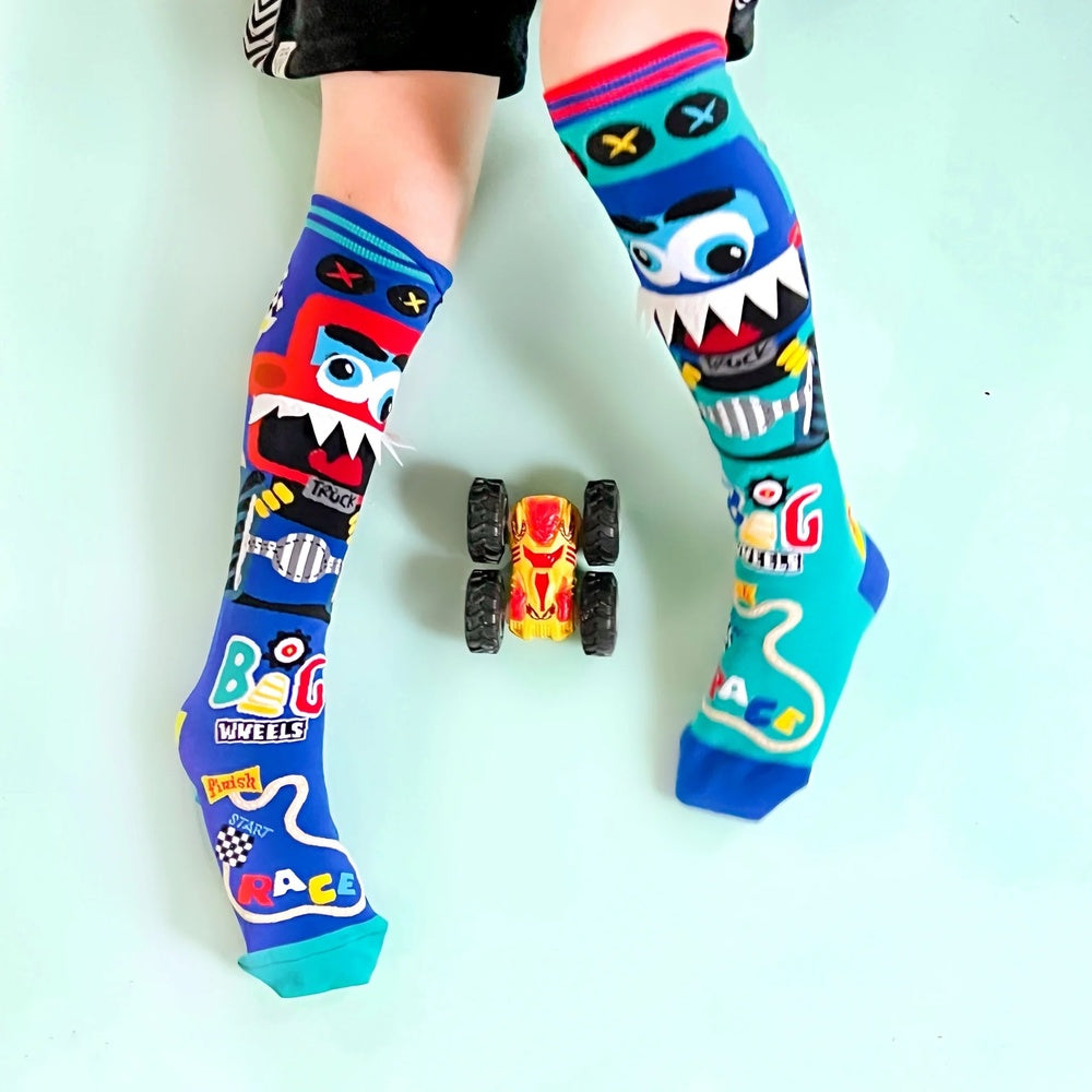 Socks Monster Truck with Spikes Toddler