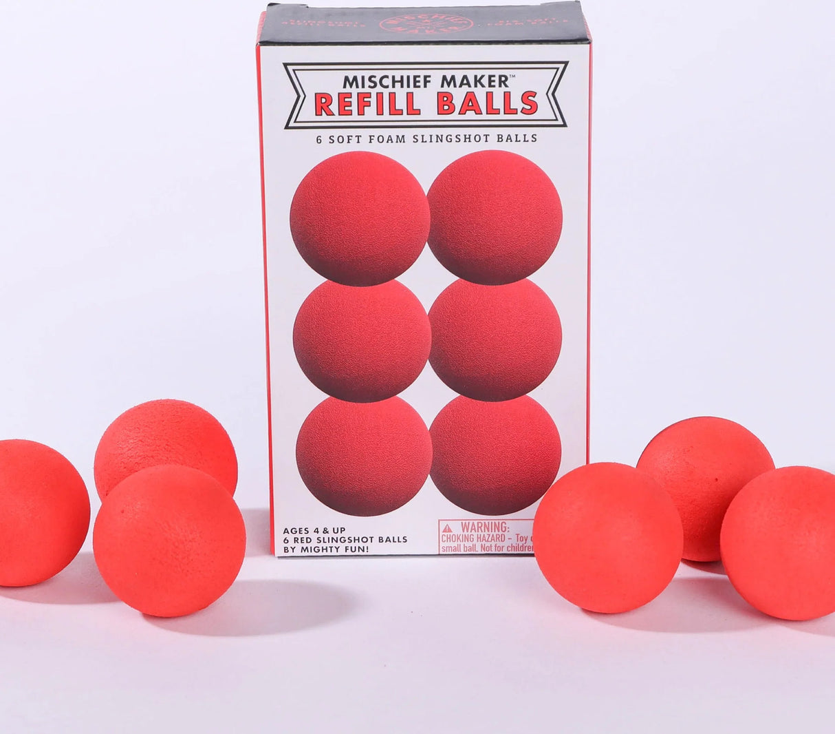 Mischief Maker Slingshot Refill Balls (Red)