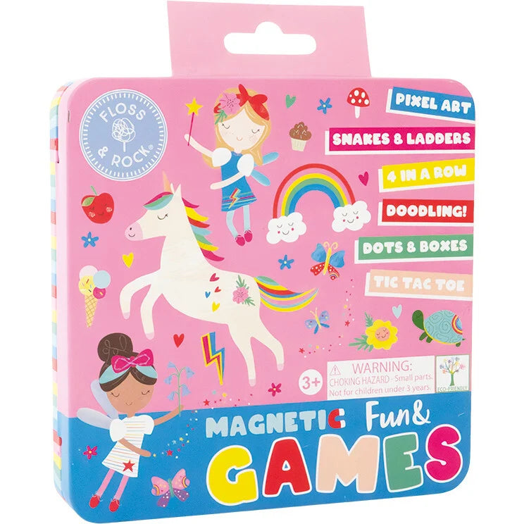 Rainbow Fairy Magnetic Games Tin