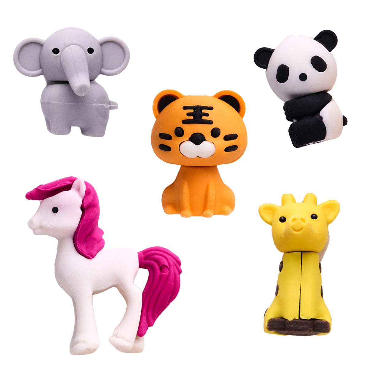 Animals Desk Pets Eraser Set
