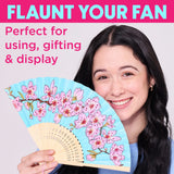 Cherry Blossom Paper Fan Coloring