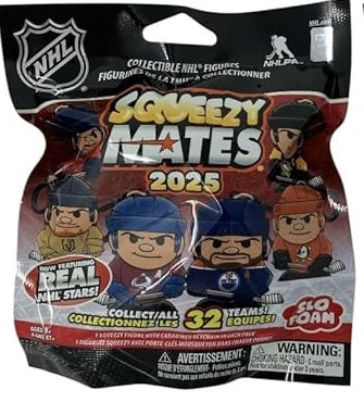 NHL Squeezy Mates 2025 Party Animal (sold individually)