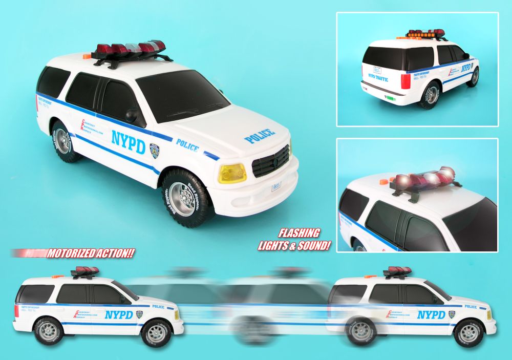 NYPD Motorized SUV  with Lights & Sounds