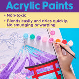 Mt Fuji Paper Scroll Coloring
