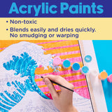 The Great Wave Paper Scroll Coloring