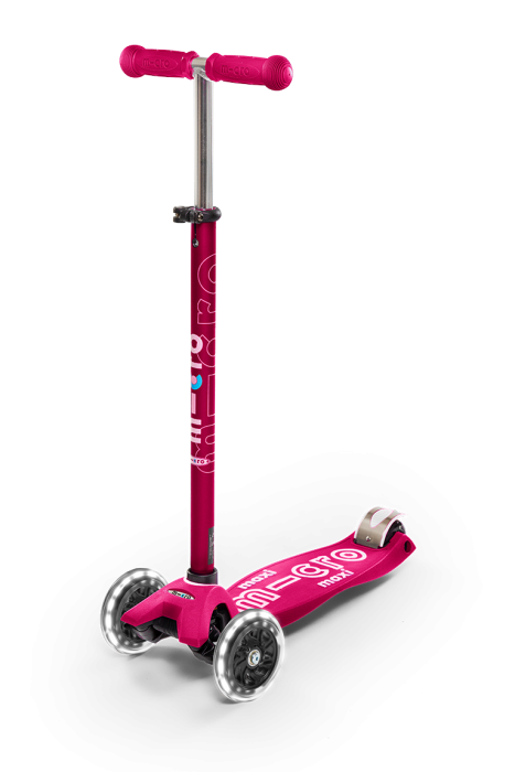 Maxi Deluxe LED Pink Scooter