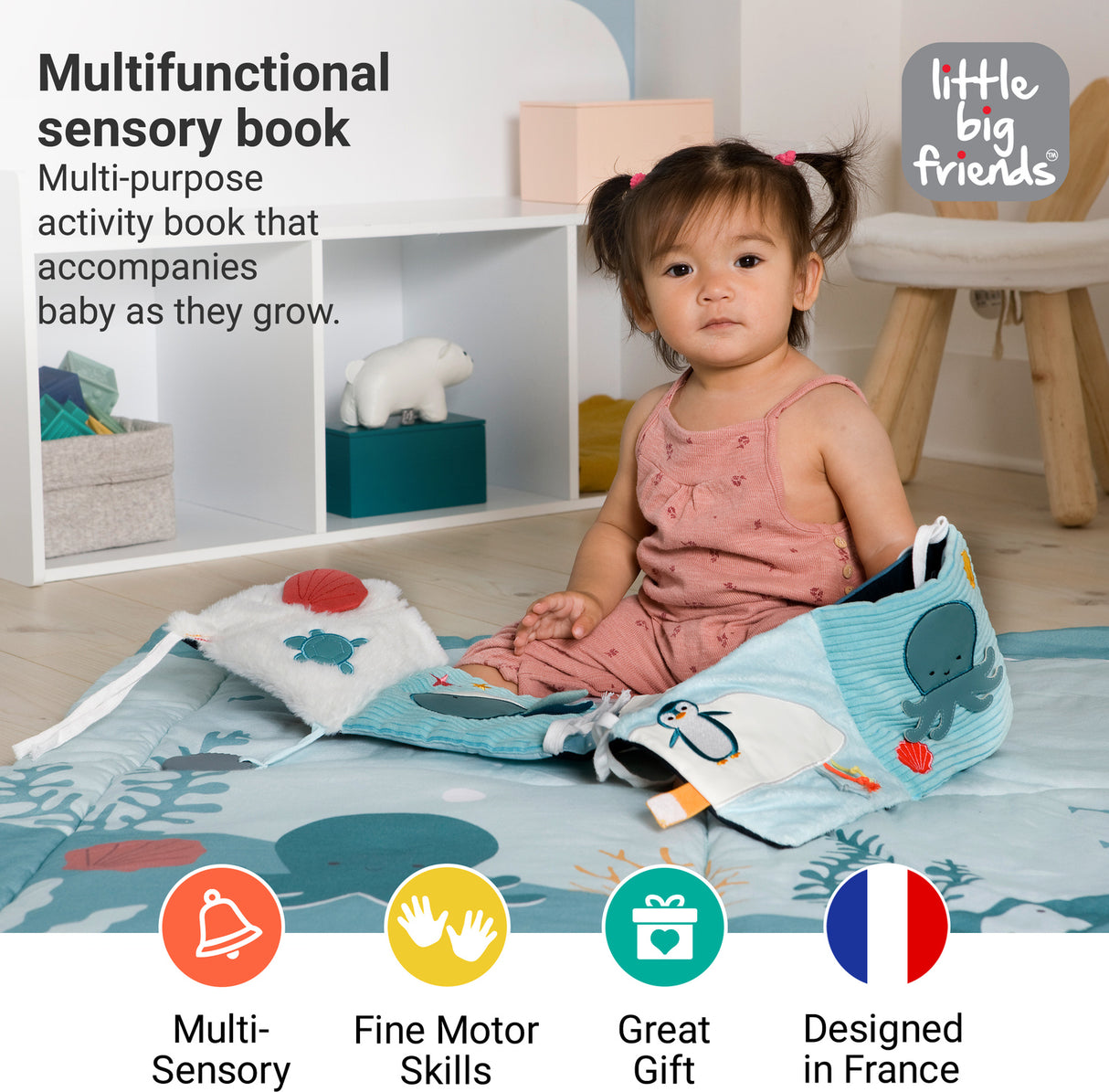 Soft Activity Book 2-in-1 - Ocean