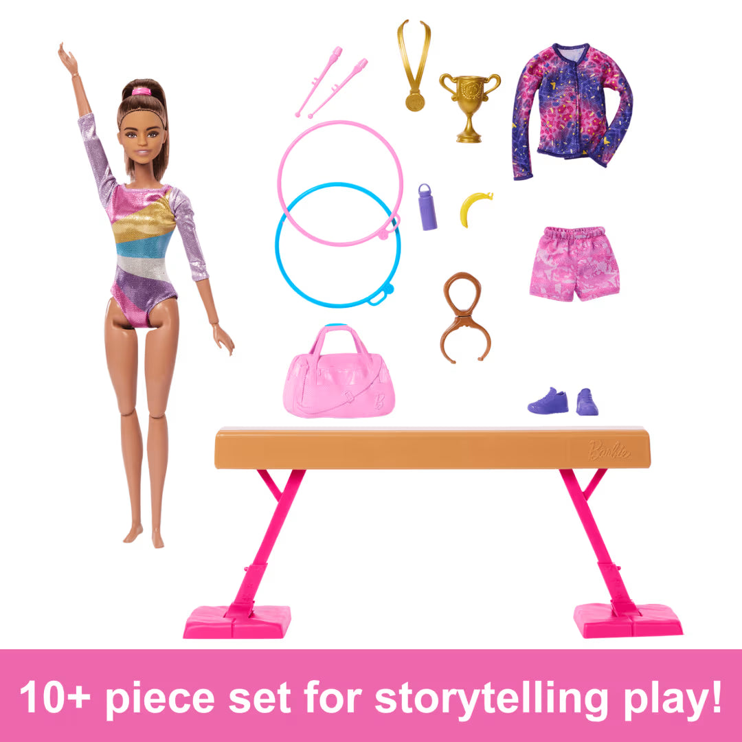 Barbie® Gymnast Brunette Playset