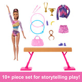 Barbie® Gymnast Brunette Playset