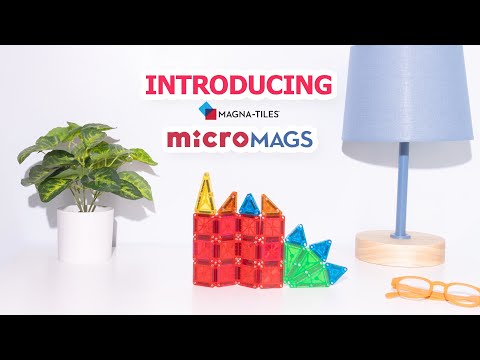 Magna-Tiles® Micro Mags Travel 26 piece set