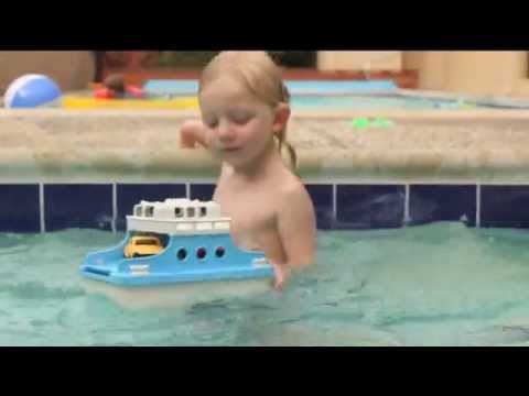 Green Toys Ferry Boat with Mini Cars