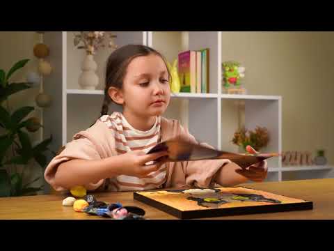 Cat Coloring With Clay