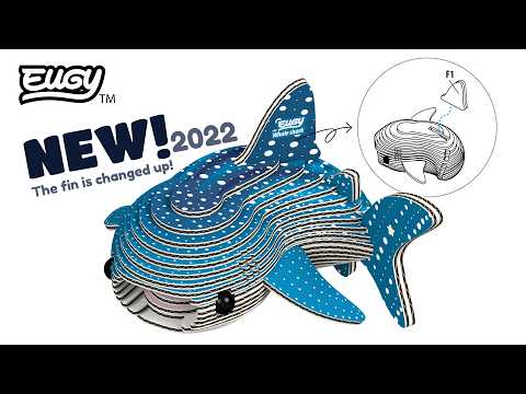 EUGY Whale Shark 3D Puzzle