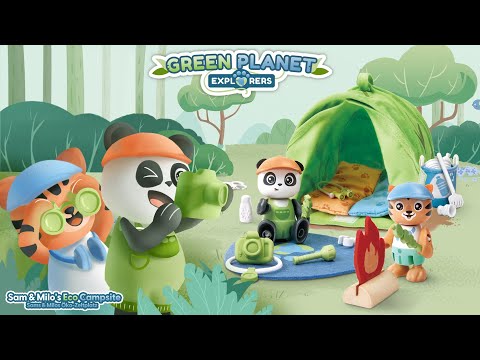 Green Planet Explorers Eco Camping Playset