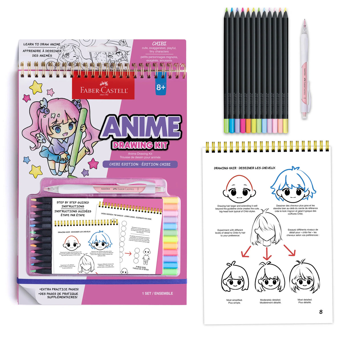 Chibi Anime Drawing Kit