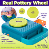 Neon Glow Pottery Studio
