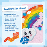 35 pc Rainbow Floor Puzzle