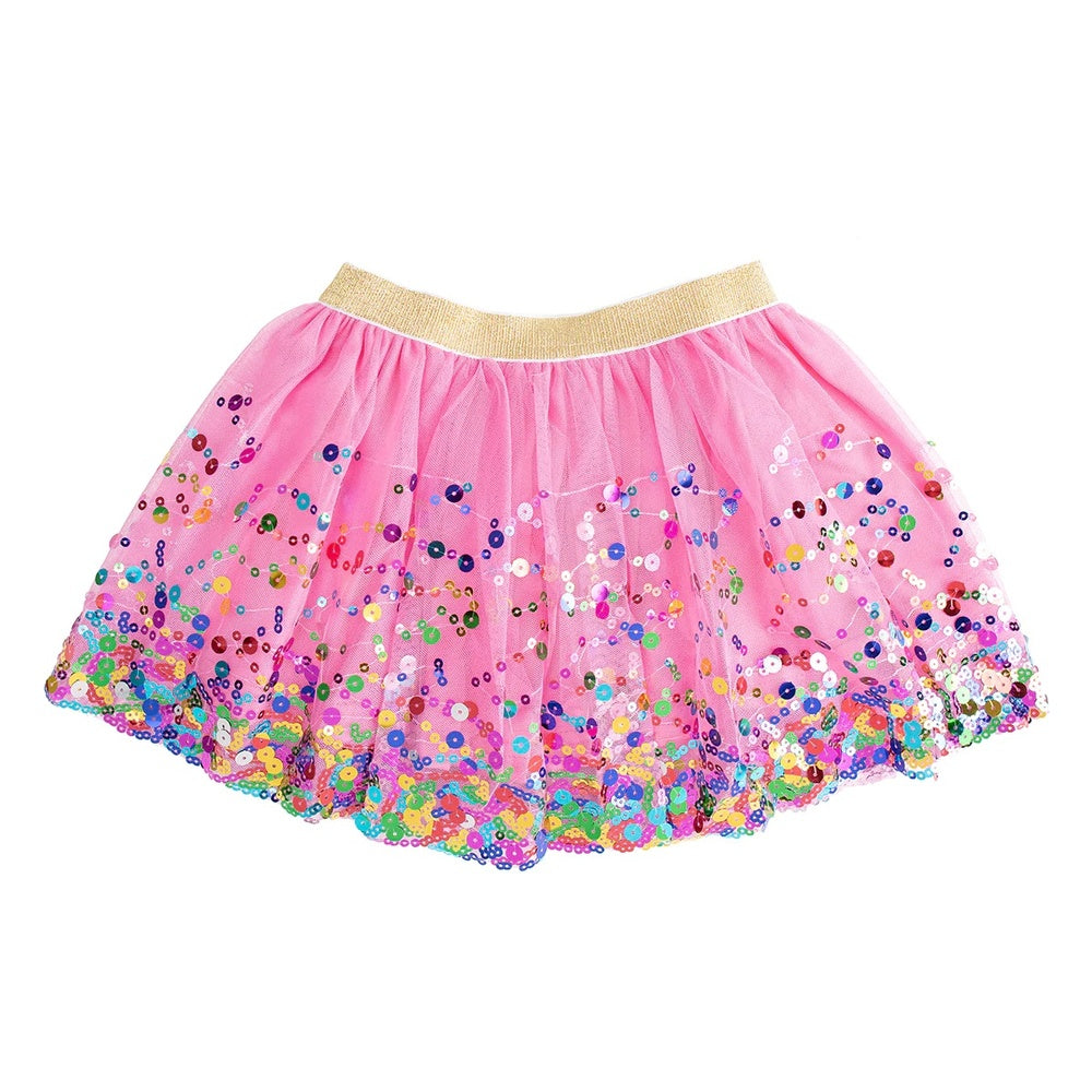 Raspberry Confetti Tutu 1-2Y