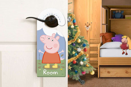 Peppa Pig Christmas (32 Piece Floor Puzzle with Door Hange)