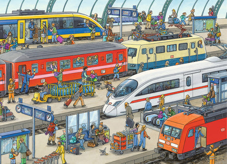 60 pc Railway Station Puzzle