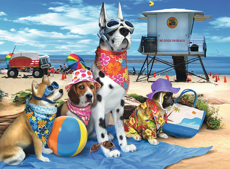 100 pc No Dogs on the Beach Puzzle