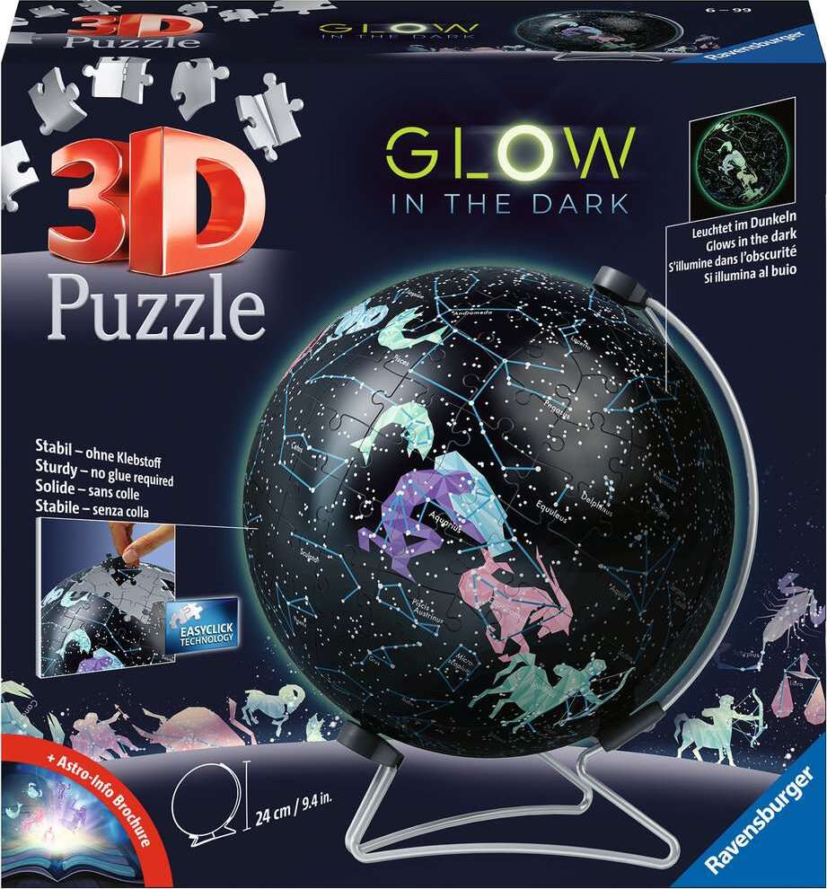 Glow in Dark Star Globe (180 pc Globe)